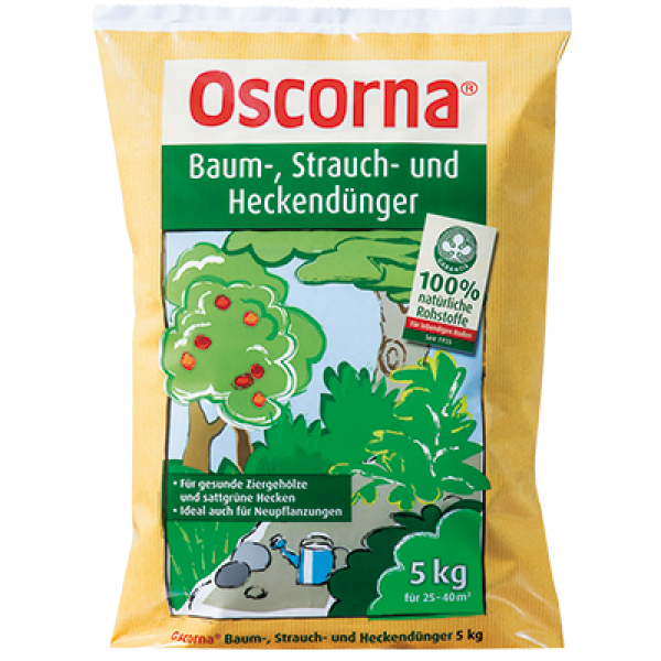 Oscorna Baum-, Strauch- und Heckendünger 5kg