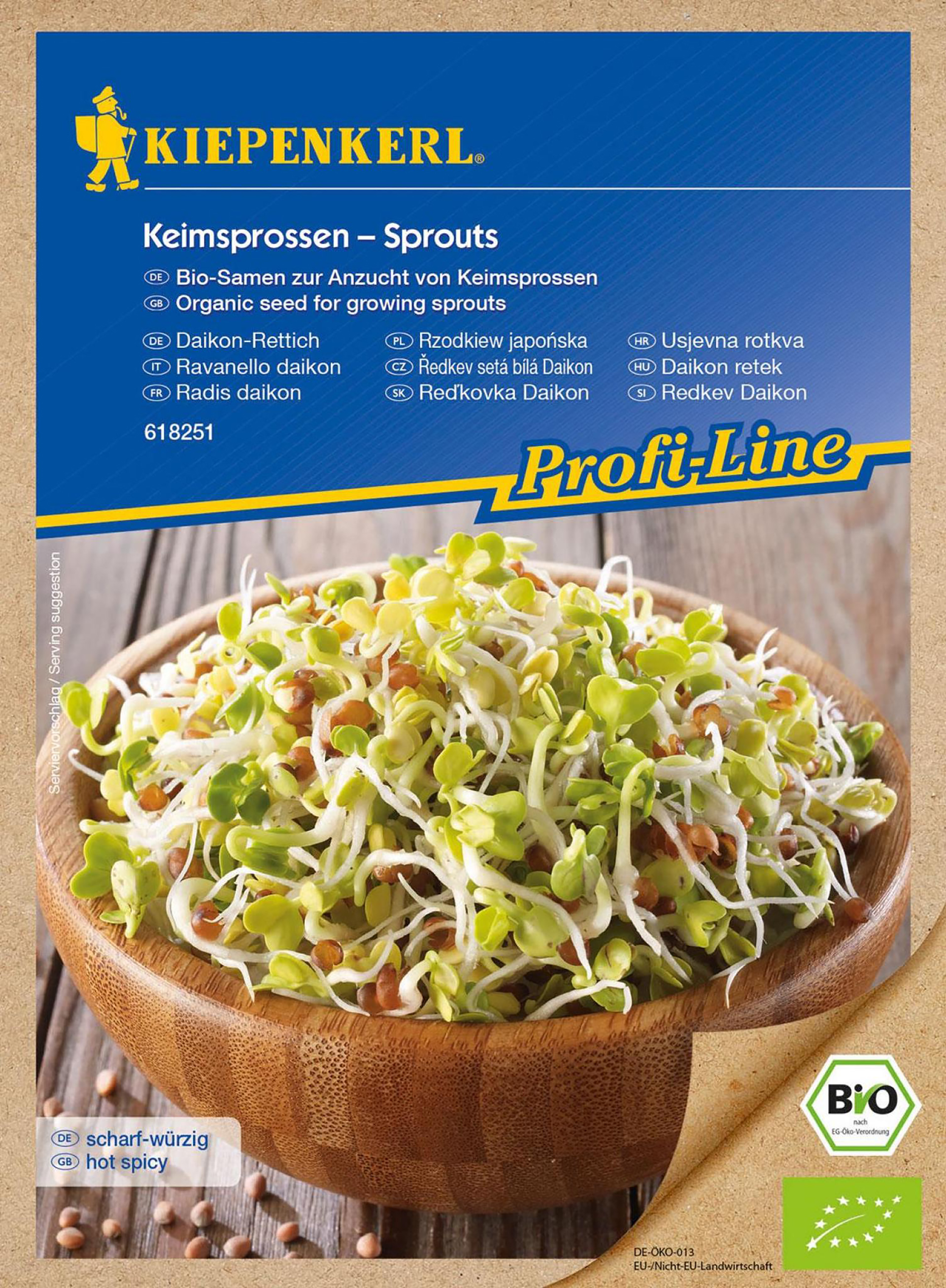 BIO-Keimsprossen Daikon-Rettich PG-O