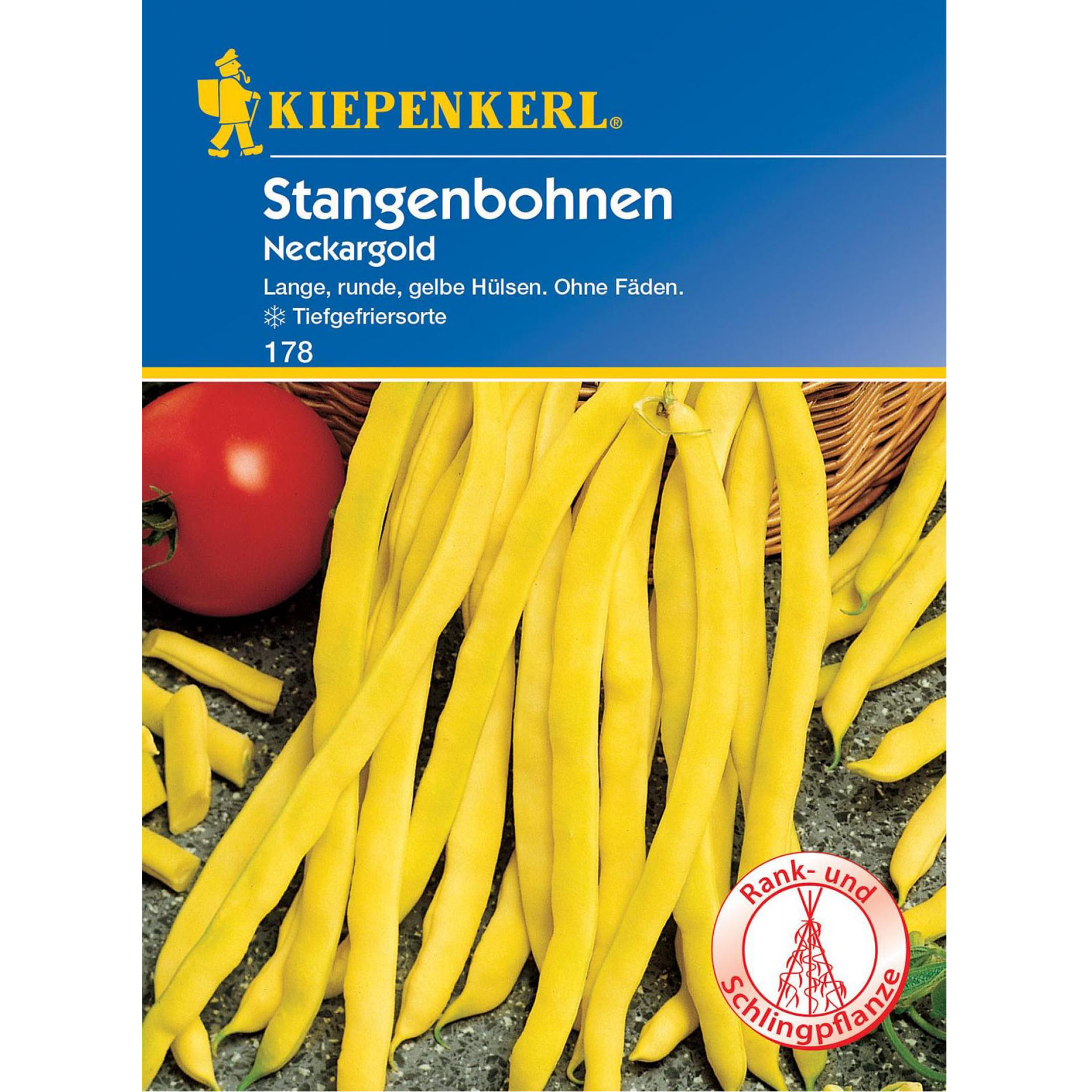 Stangenbohnen Neckargold Gemüsesamen