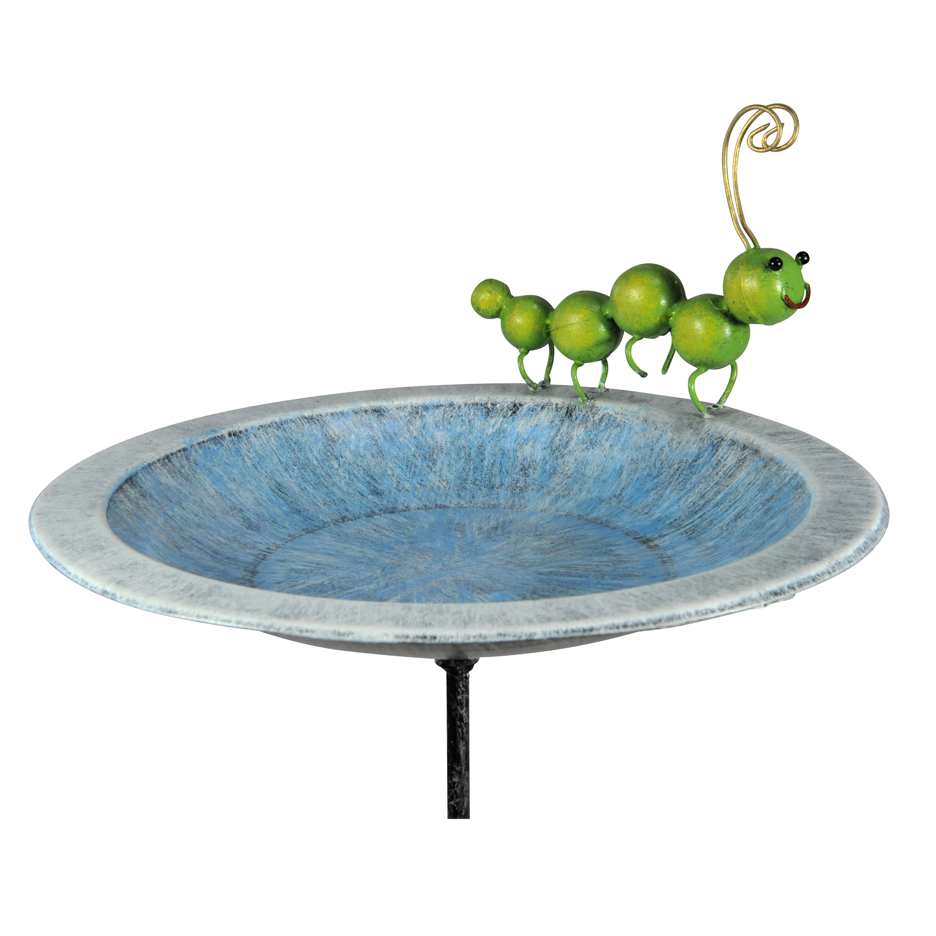 Vogeltränke Vogelbad Raupe