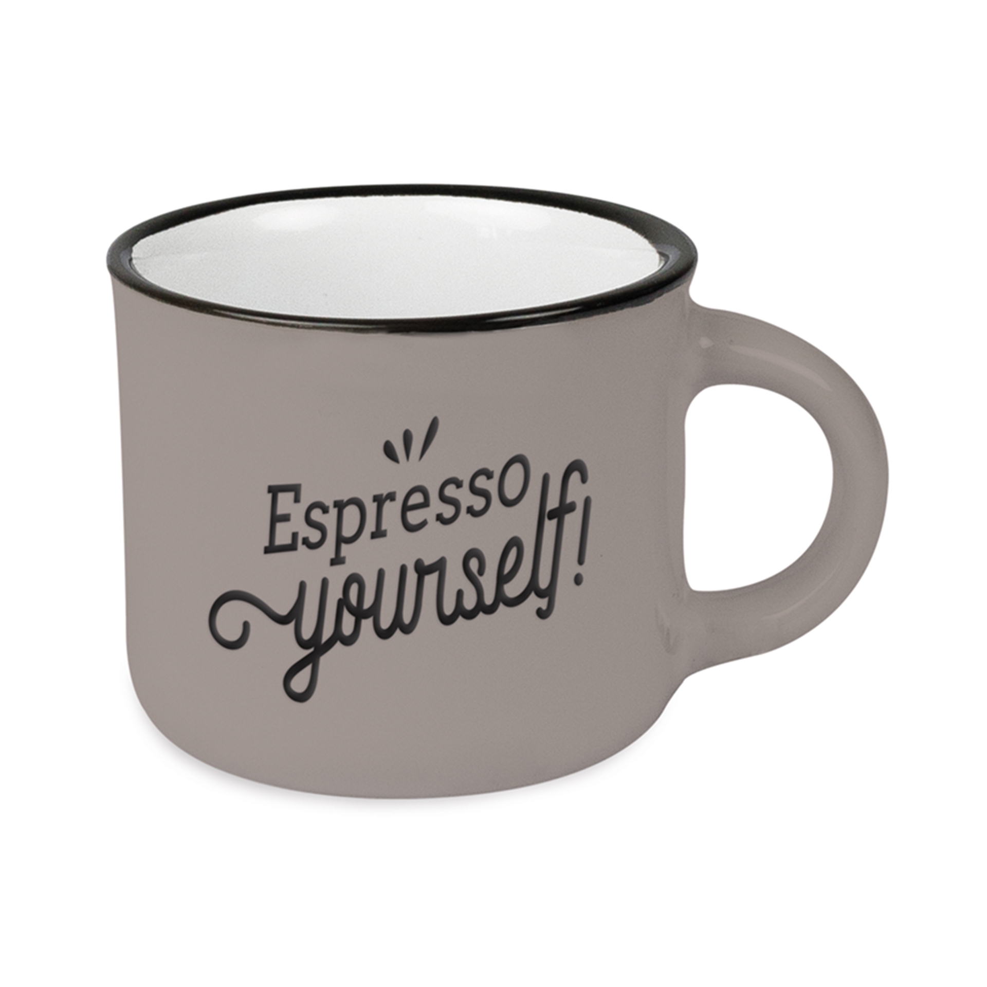 Espresso-Tasse Vintage 'Espresso yourself!'
