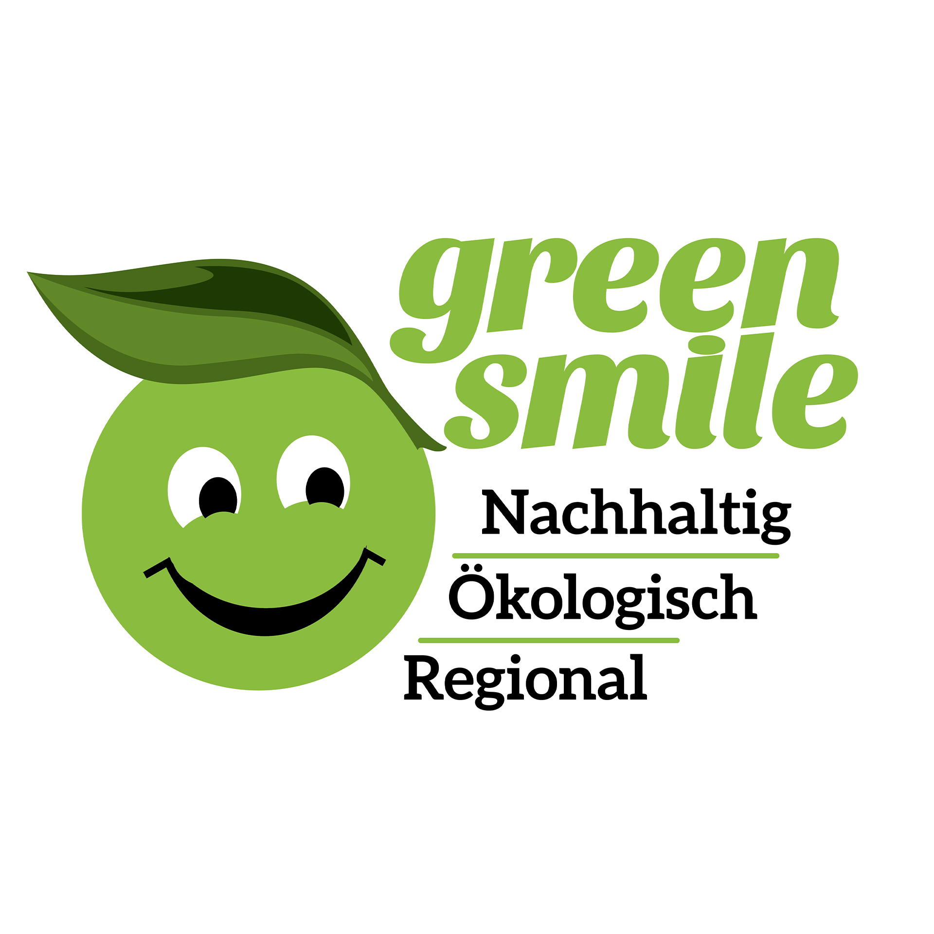 Logo green smile Blumavis, Grün, Symbol für Recycling, Symbol