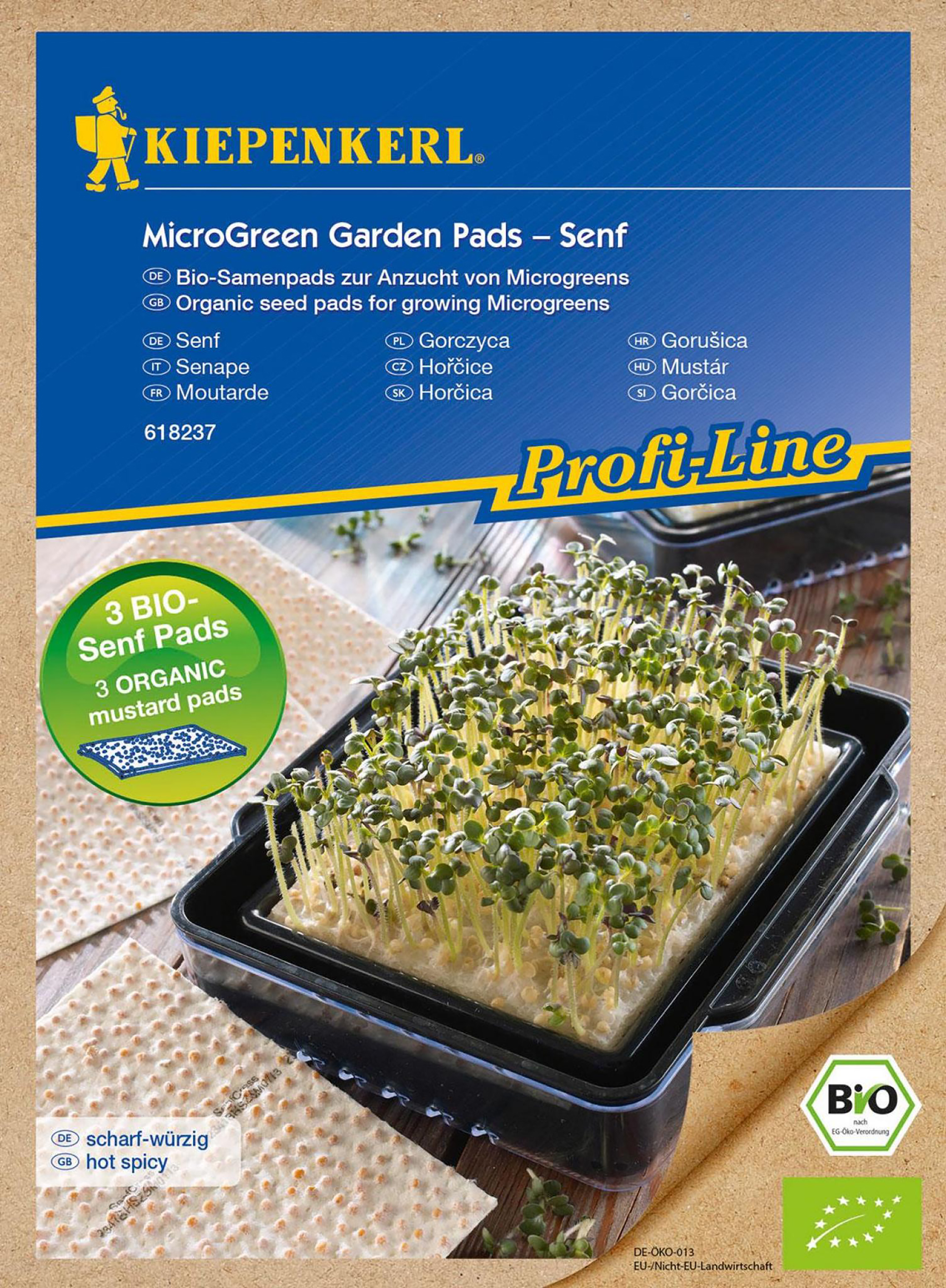 MicroGreen Garden BIO-Senf Nachfüllpads PG-N