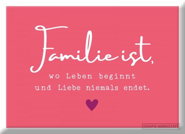 Magnet "Familie ist..."